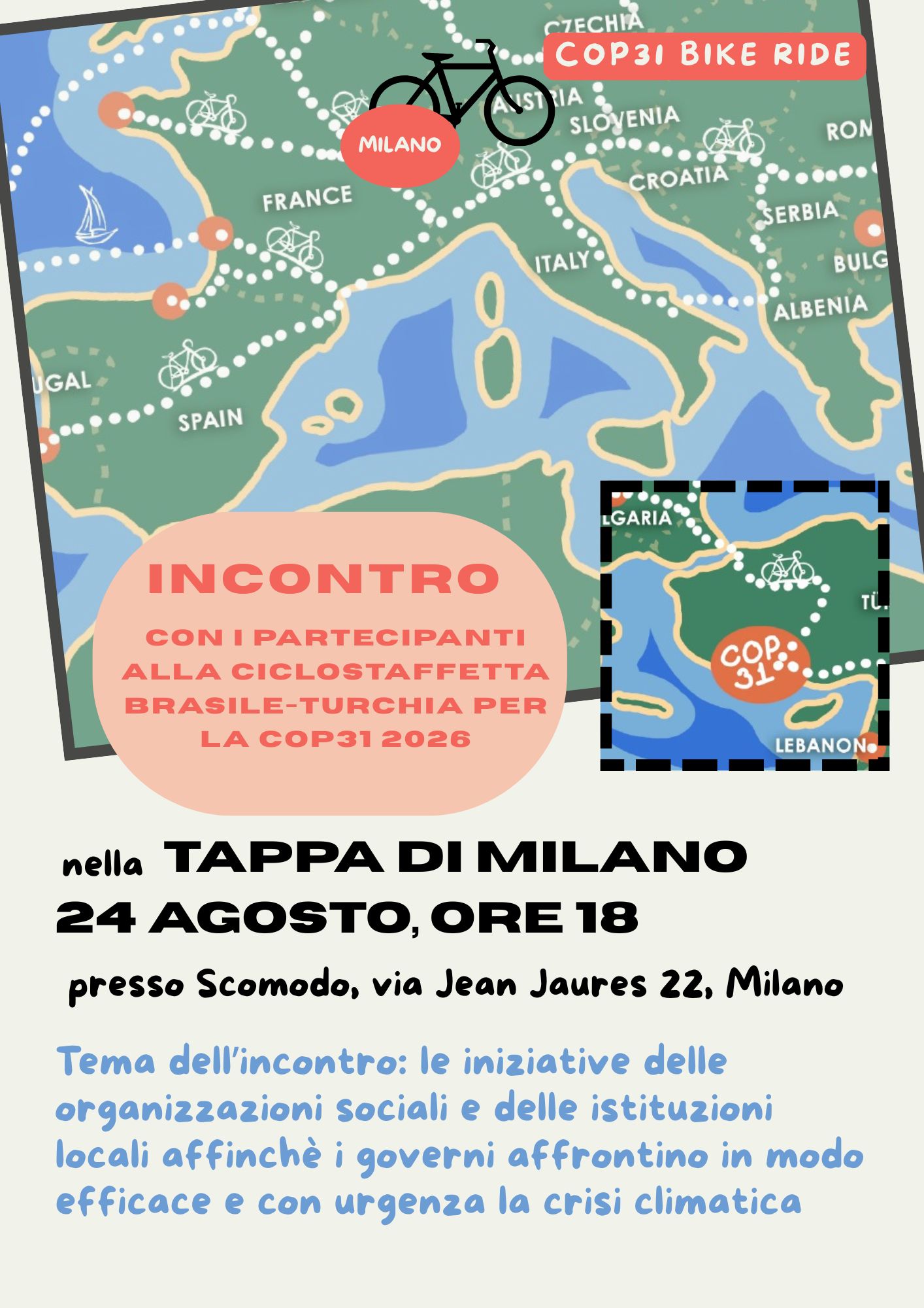 cop31 bike ride